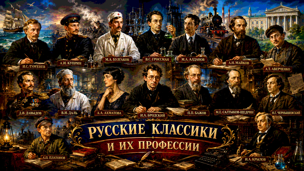 Иллюстрация 1 к статье «Русские классики и их профессии (Часть 2)»