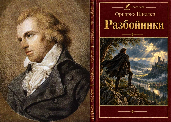Иллюстрация к разделу «Фридрих Шиллер (1759-1805)» статьи ««Литературная карта мира. Семь знаковых писателей, прославивших свою родину». Германия»