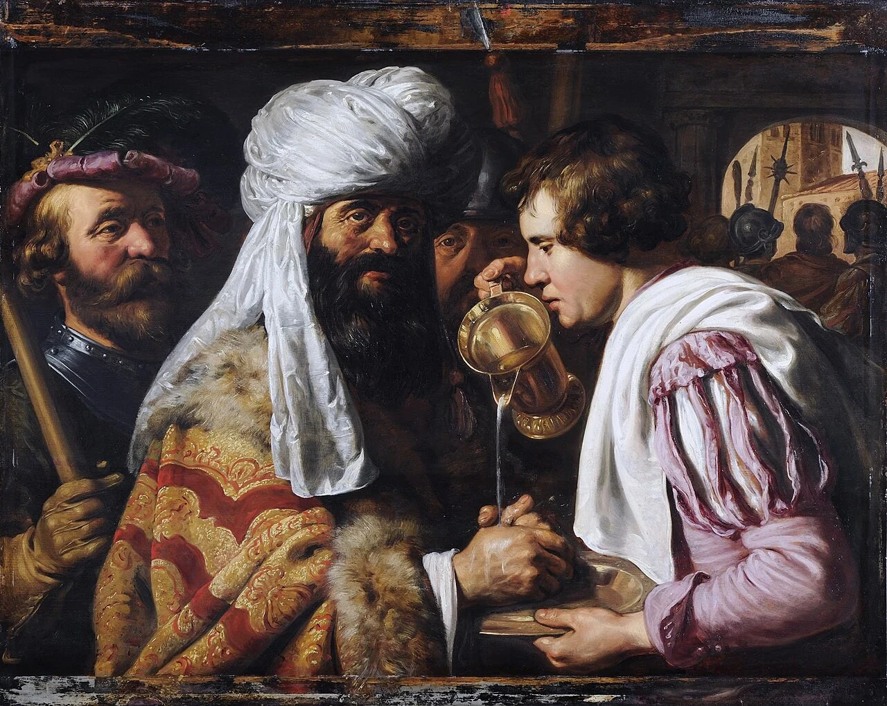 Ян Ливенс. «Пилат умывает руки», первая половина XVII века. Museum De Lakenhal.
