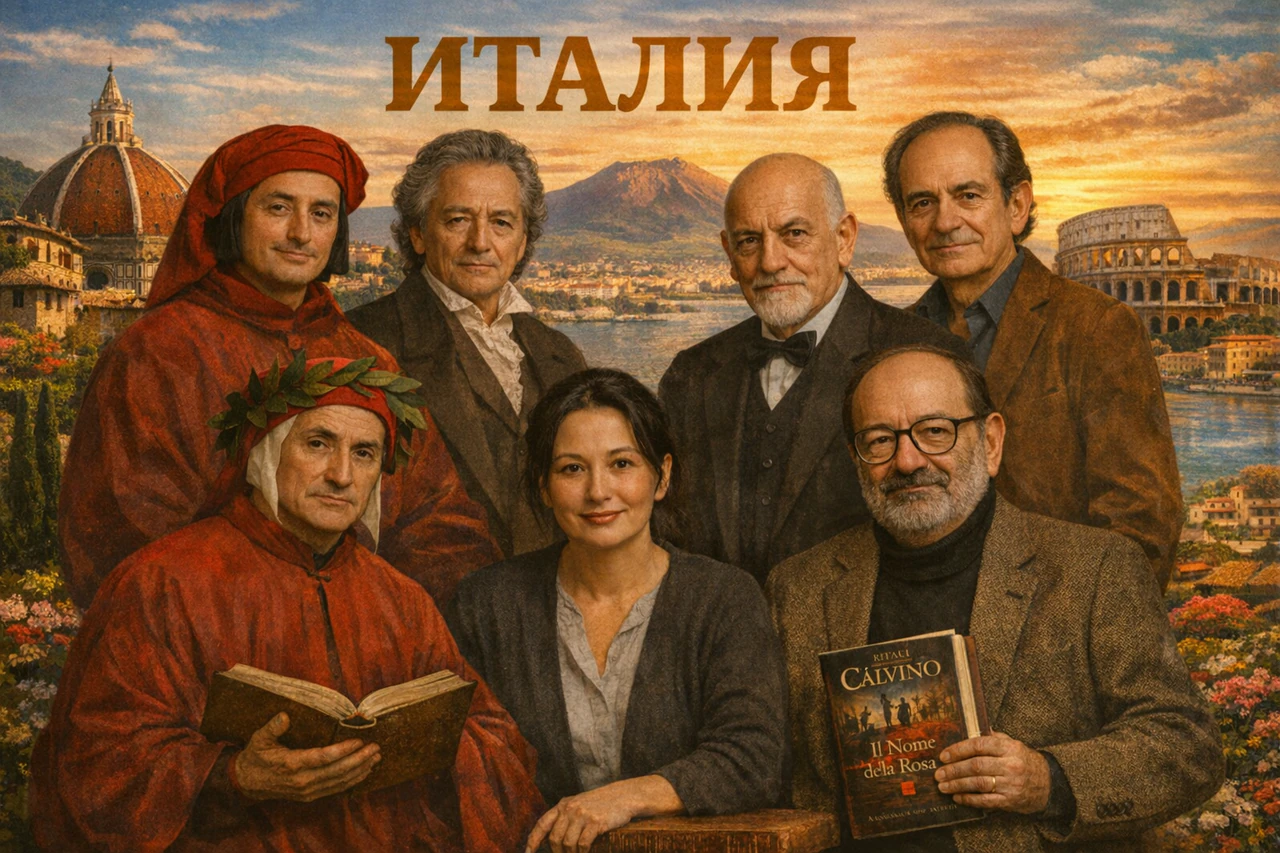Иллюстрация 1 к статье ««Литературная карта мира. 7 знаковых писателей, прославивших свою родину». Италия»