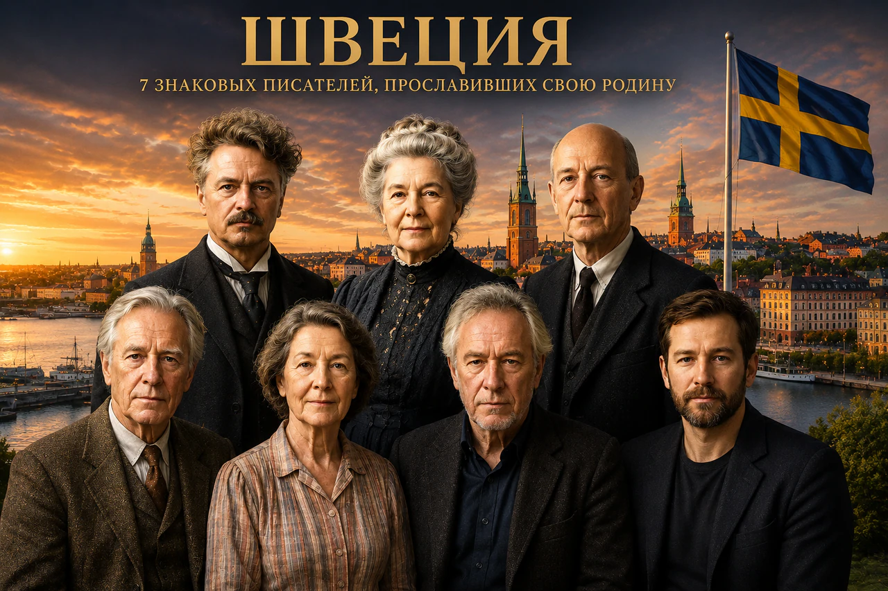 Иллюстрация 1 к статье ««Литературная карта мира. 7 знаковых писателей, прославивших свою родину». Швеция»