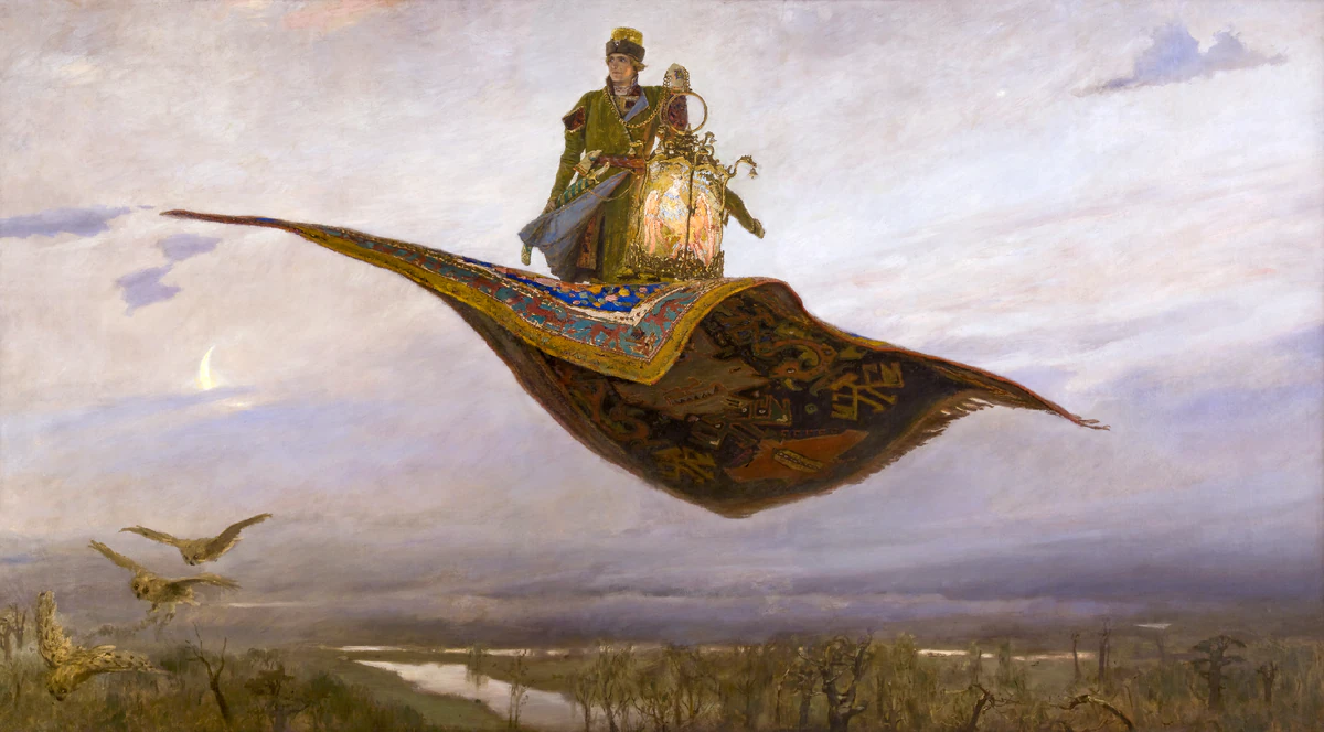 В.М. Васнецов "Ковёр-самолёт" (1880)