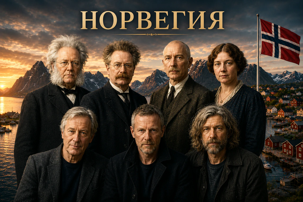 Иллюстрация 1 к статье ««Литературная карта мира. 7 знаковых писателей, прославивших свою родину». Норвегия»