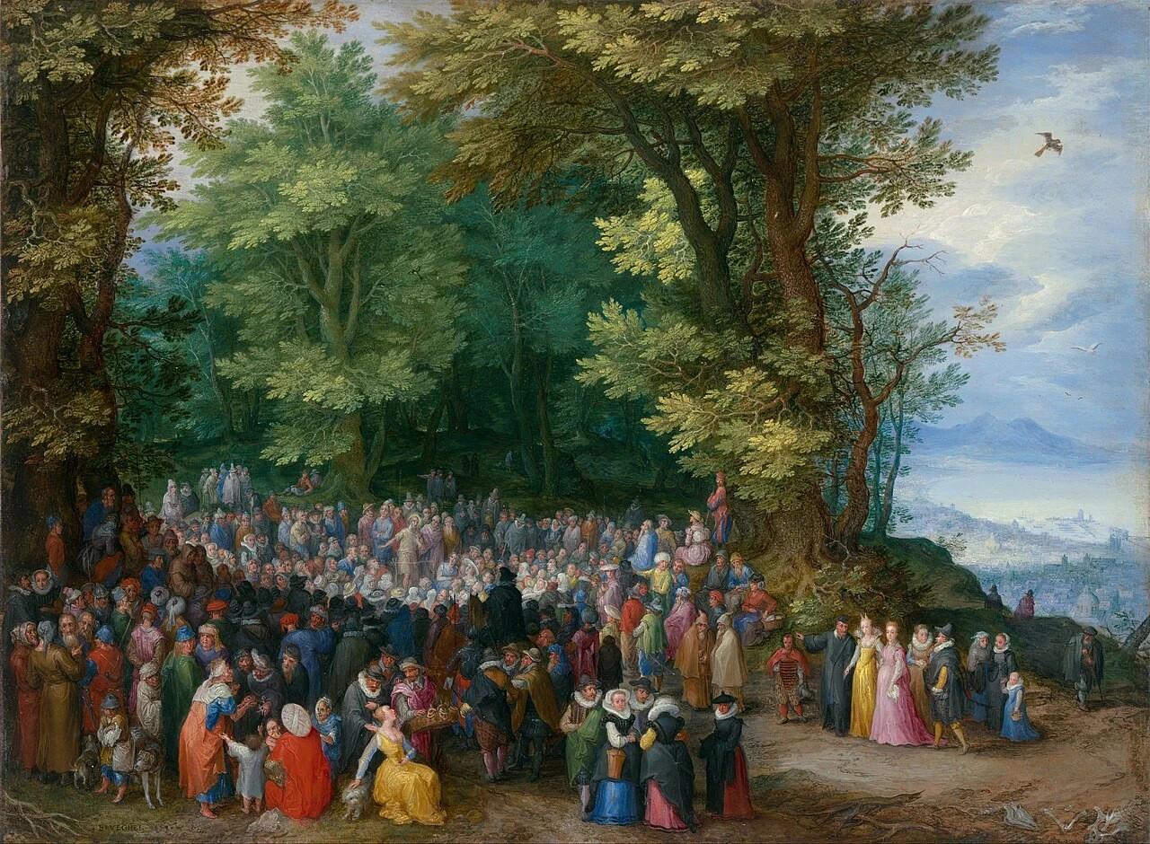 Ян Брейгель Старший. «Нагорная проповедь», 1598. J. Paul Getty Museum.