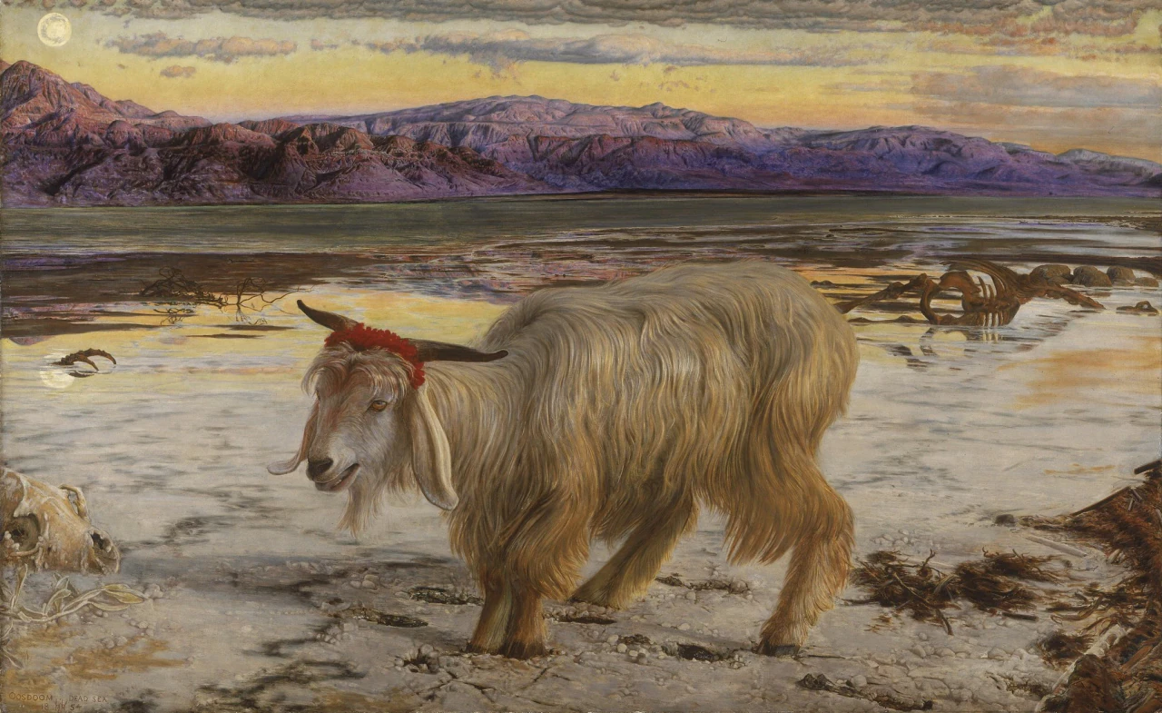 Уильям Холман Хант. «Козёл отпущения», 1854-1856. Lady Lever Art Gallery.