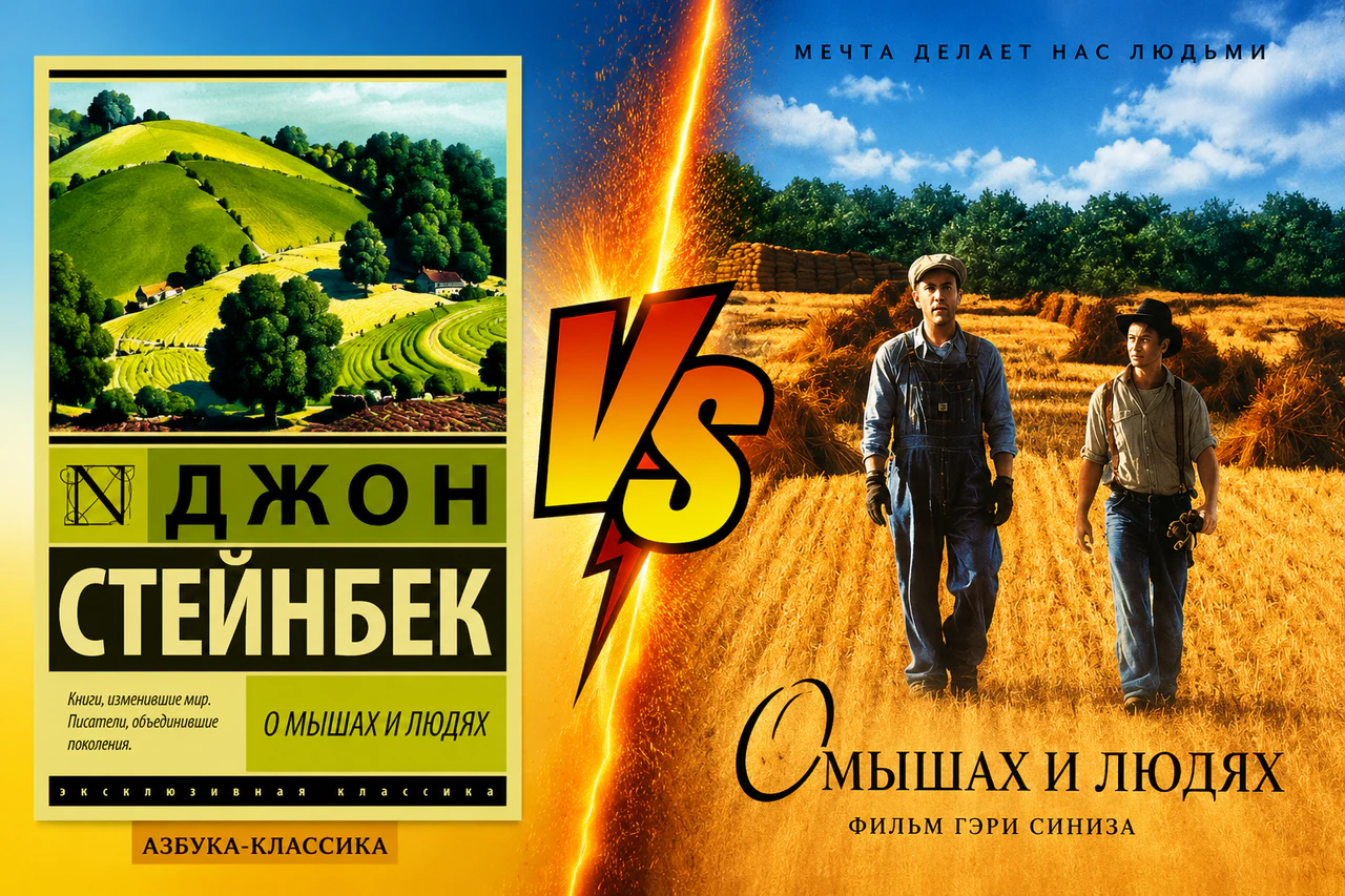 Иллюстрация 1 к статье «Книга и экранизация: «О мышах и людях»»
