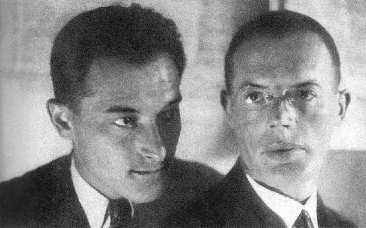 Илья Ильф и Евгений Петров в редакции газеты «Гудок», 1929. Фото Бориса Иваницкого